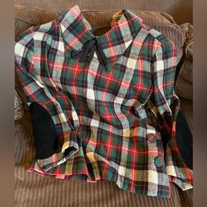 Vintage women’s plaid jacket
